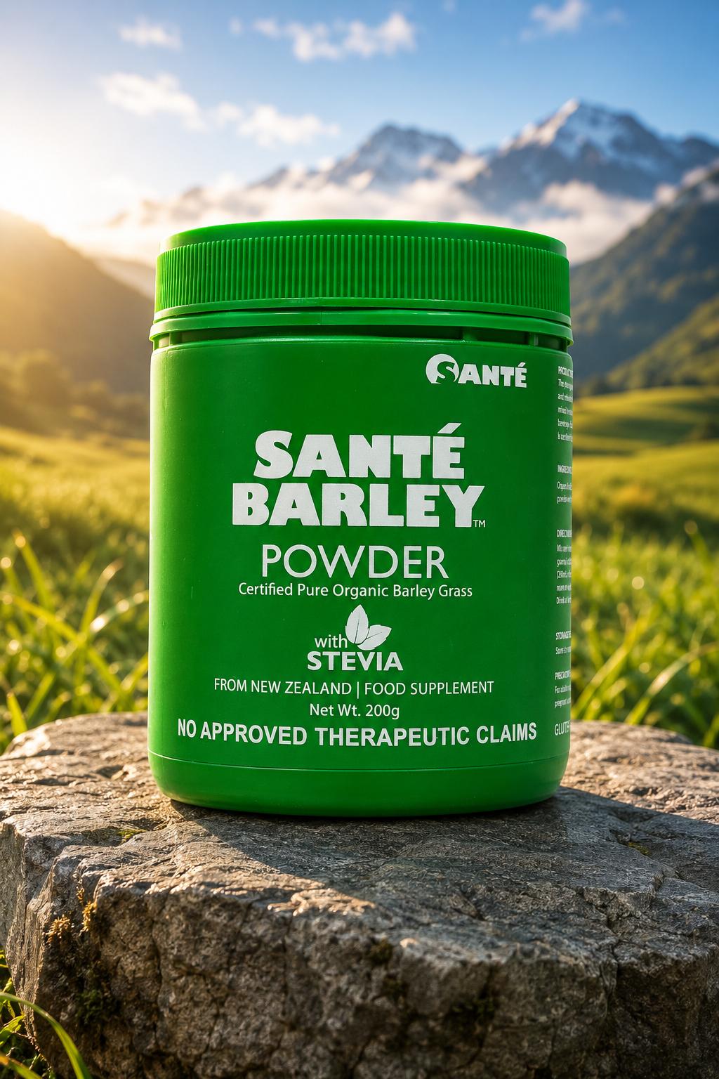 Santé Barley Canister (200g) with Stevia